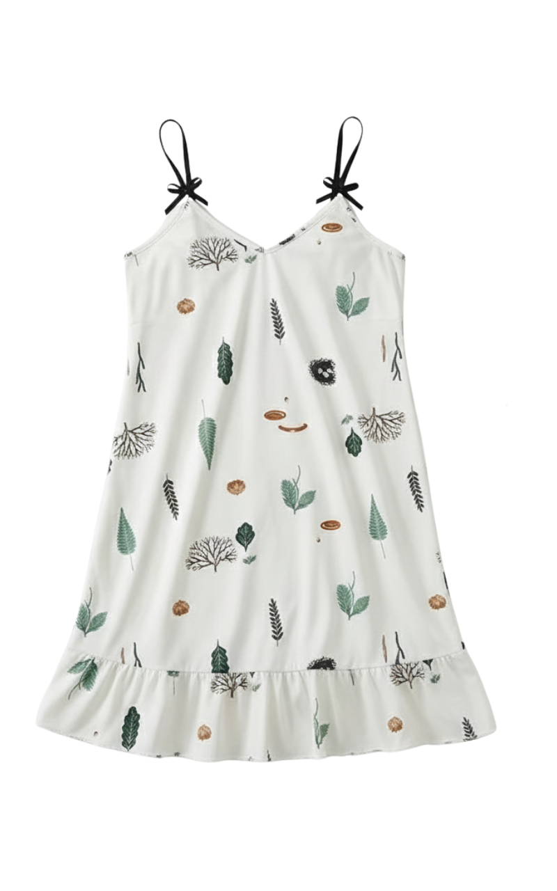 Minimalist Forest Dress