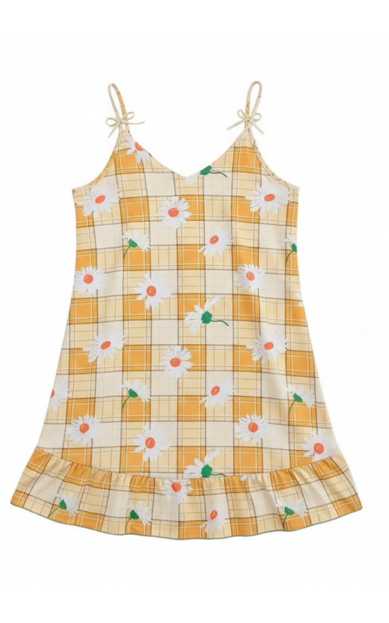 Daisy Checkered Dress