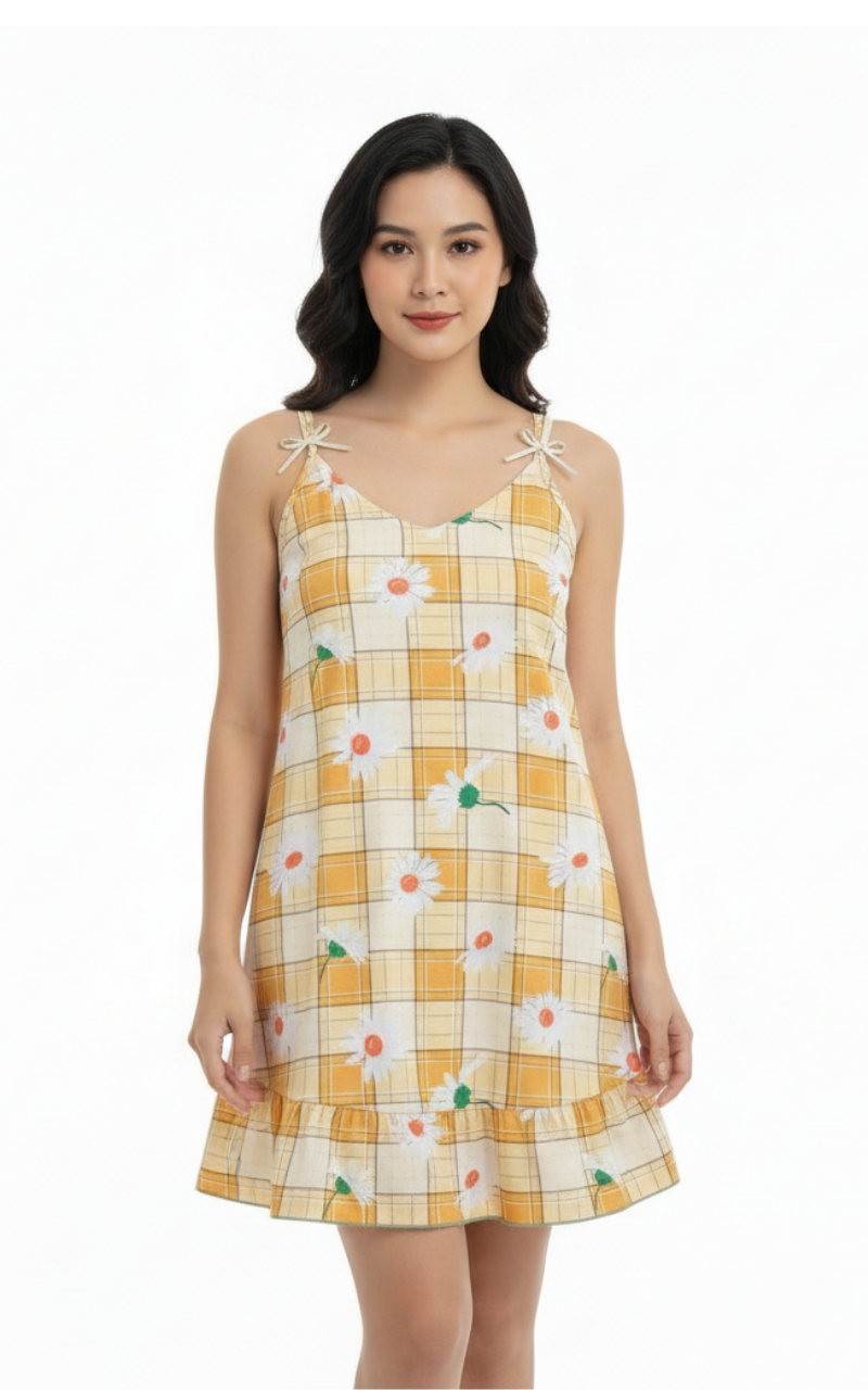 Daisy Checkered Dress