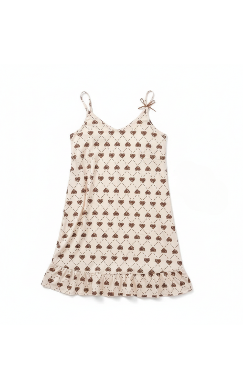 Brown Heart Dress