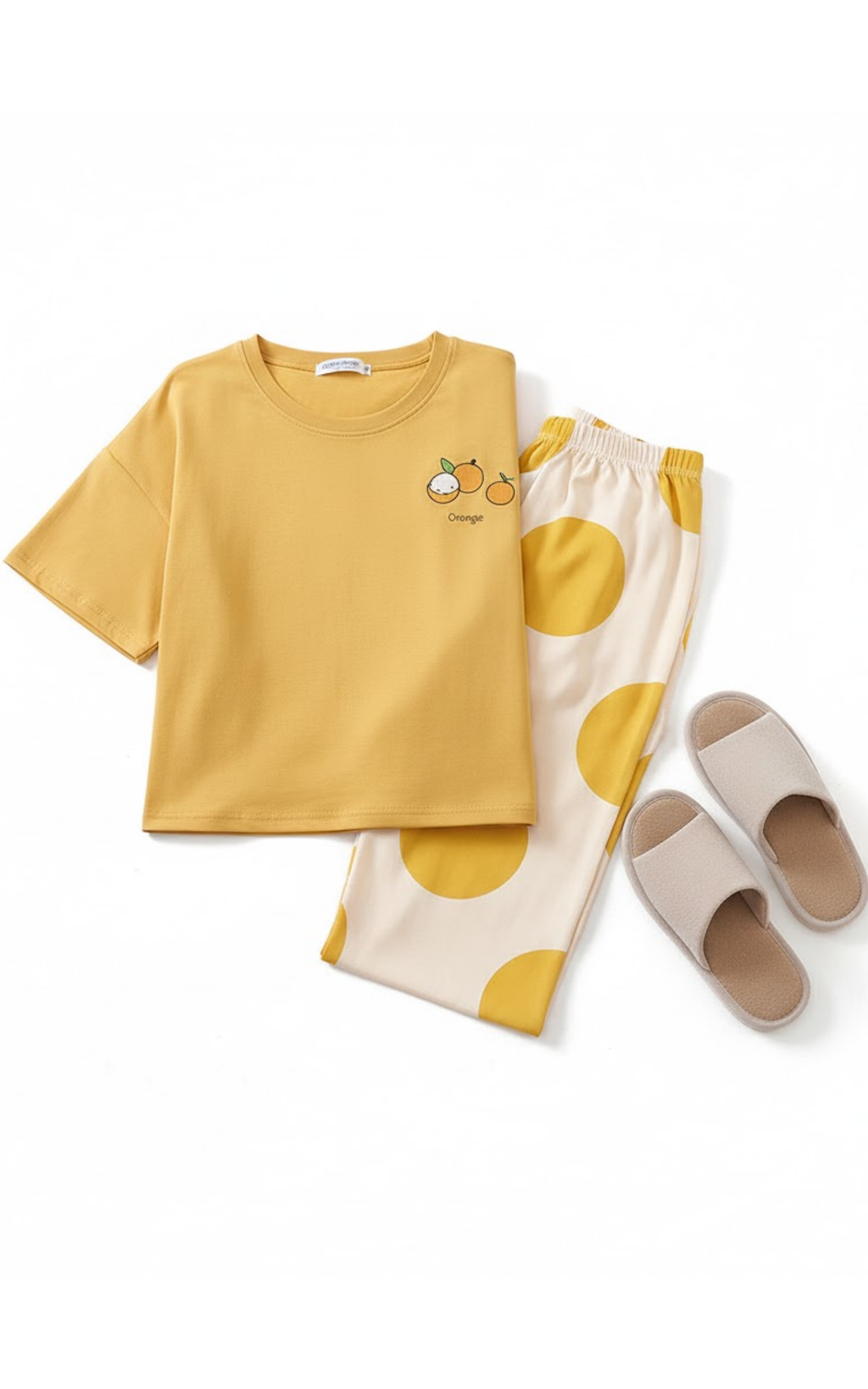 Yellow Orange Terno Pants