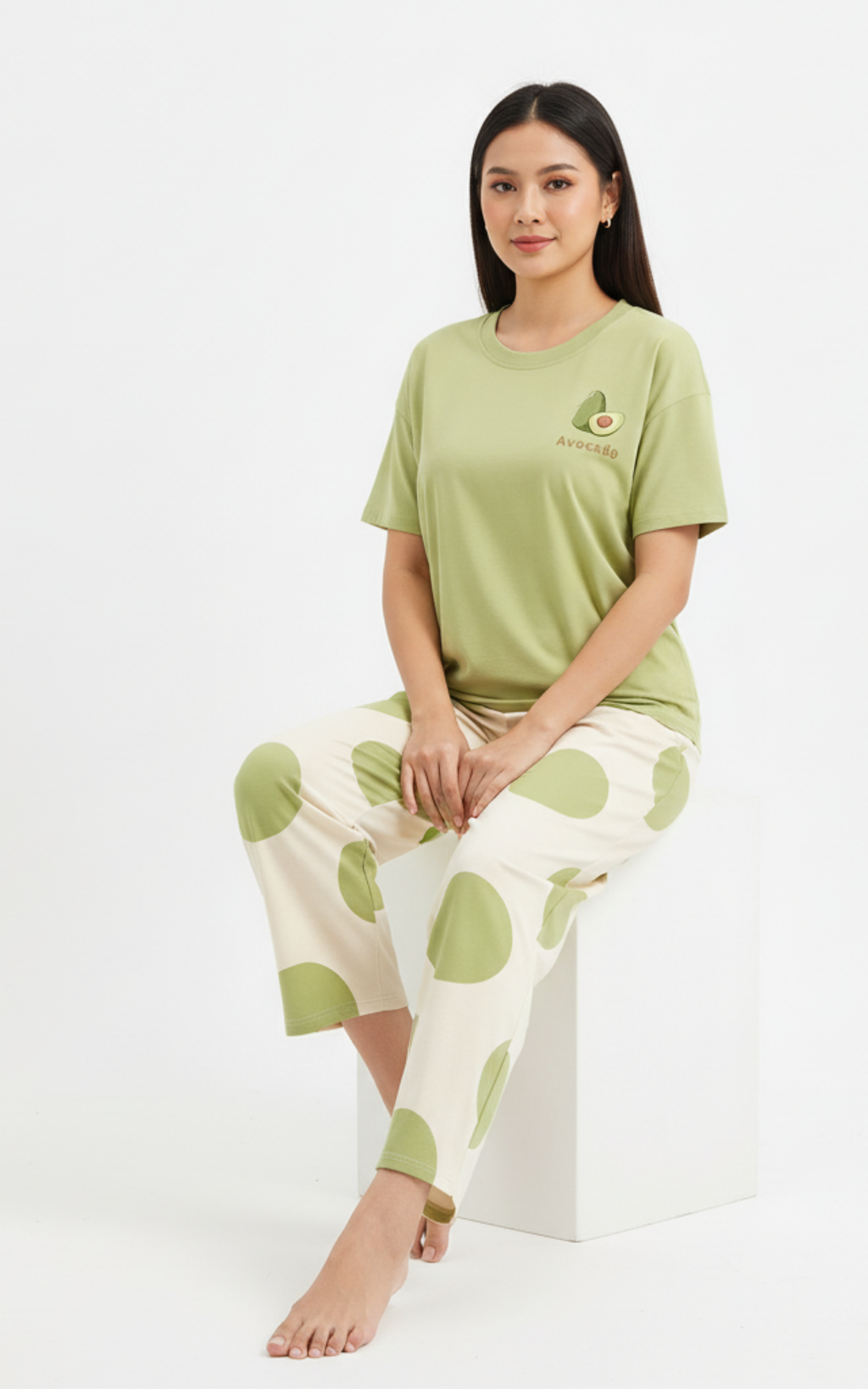 Green Avocado Terno Pants