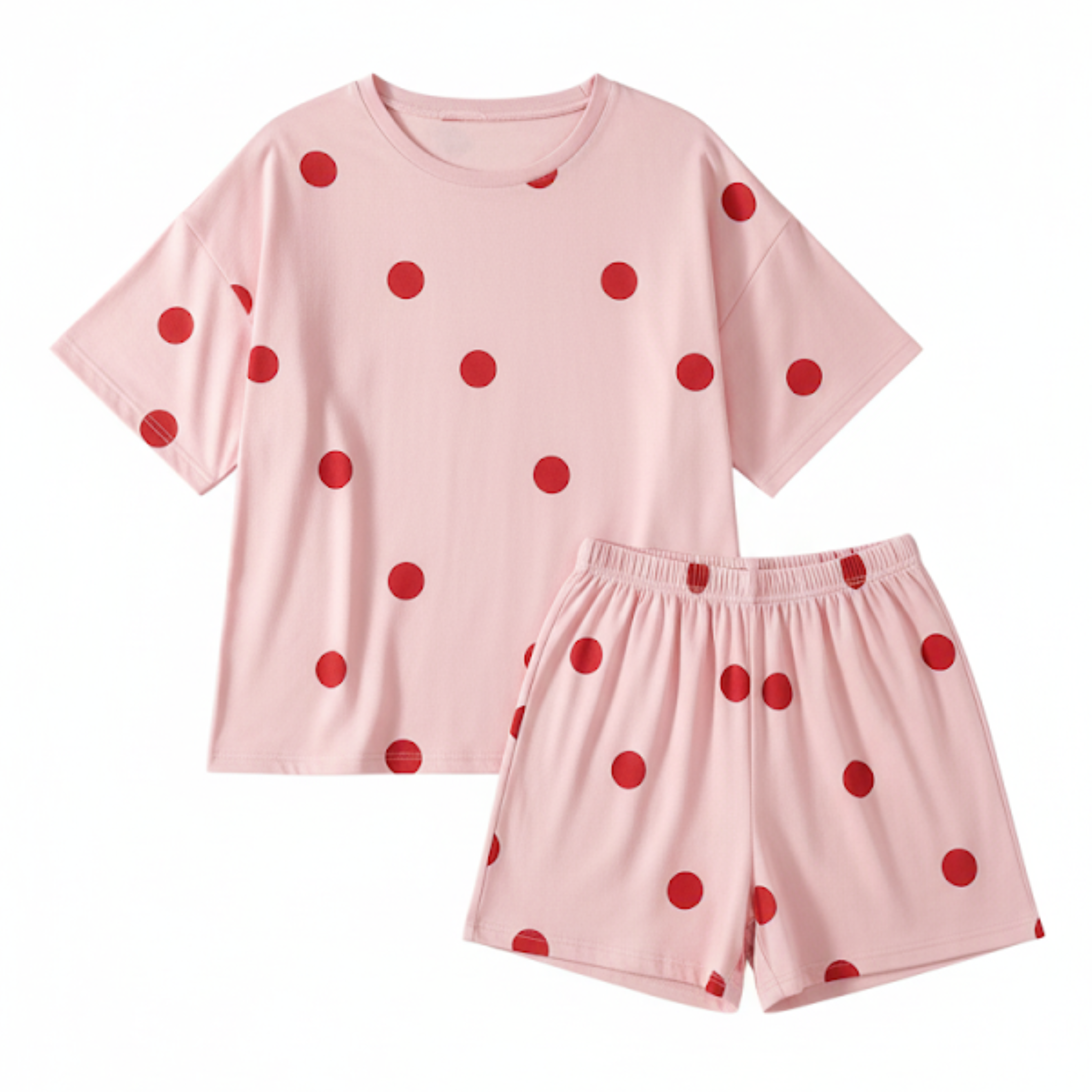 Pink Polka Dot Terno