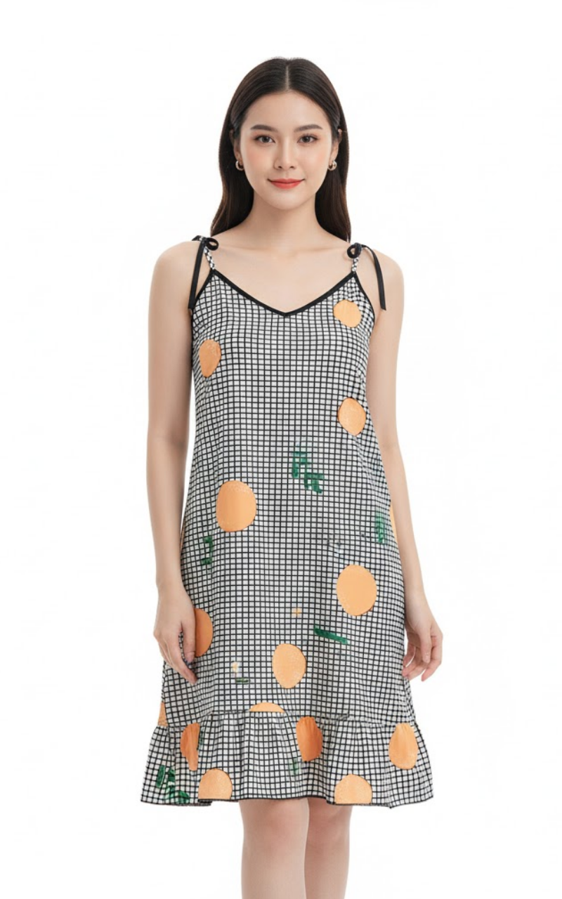 Orage Checkered Dress